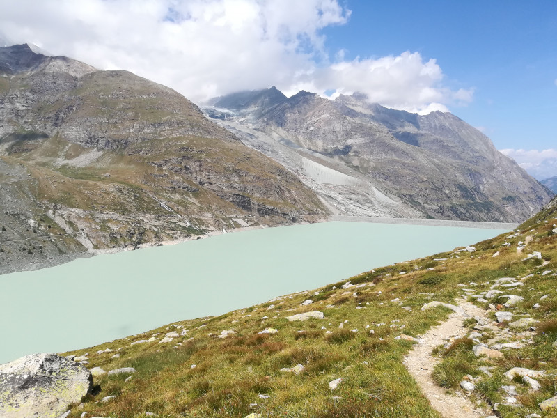 Langsam nähere ich mich wieder dem Uferweg an.