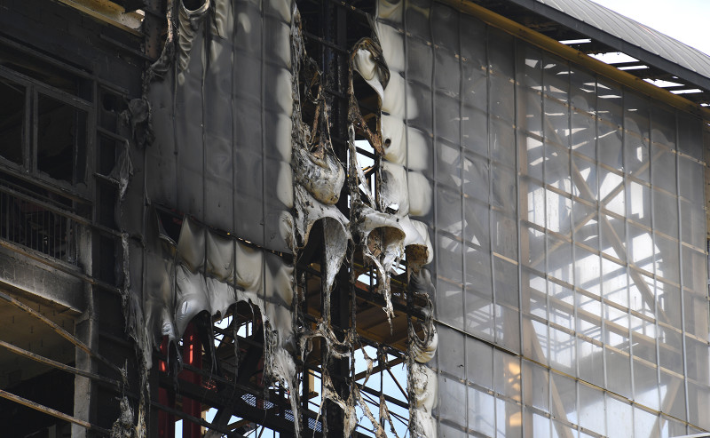 Mittelstation Croix de Lognon: Ansicht Fassade
