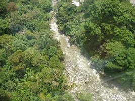 Blick hinab zum Rio Chama