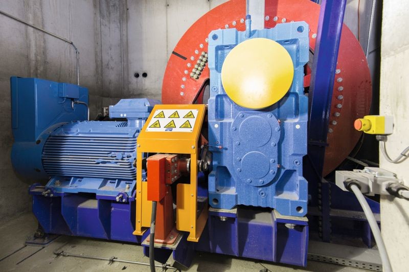 Bergewinde, Pressefoto SEW Eurodrive/Alfred Imhof AG