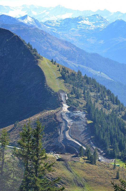 Blick vom Guggenkögele Richtung Fleiding