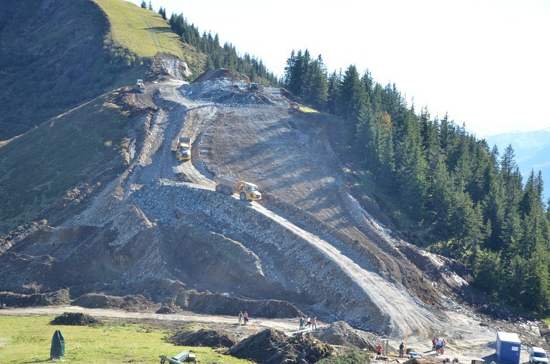 Geländekorrektur Piste 117b