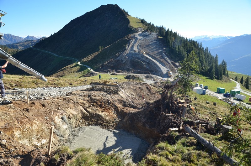 Stützenfundament zukünftiger SL