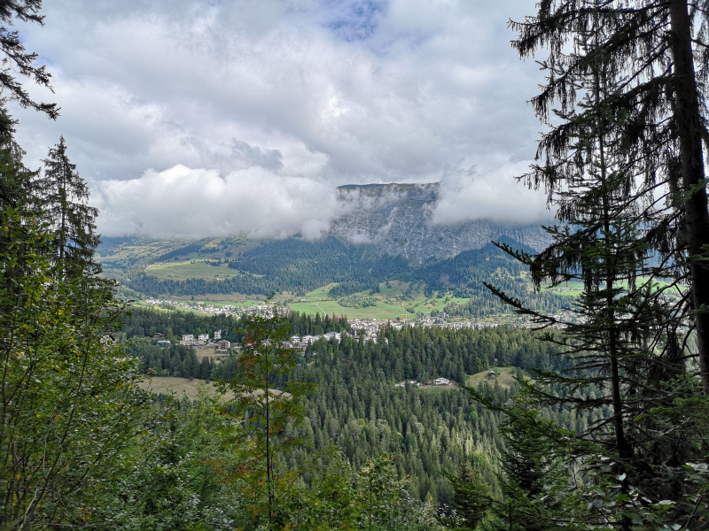 Blick Richtung Flims und Flimserstein