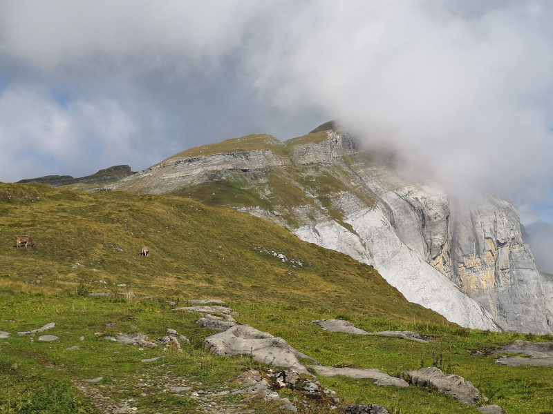 Die Wolke auf dem Grat