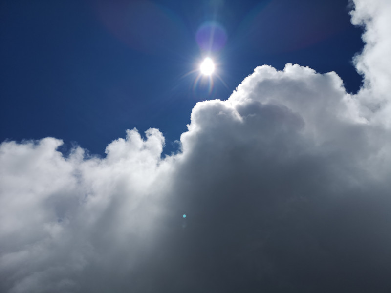 Kurz darauf war es dann vorbei mit der wärmenden Sonne