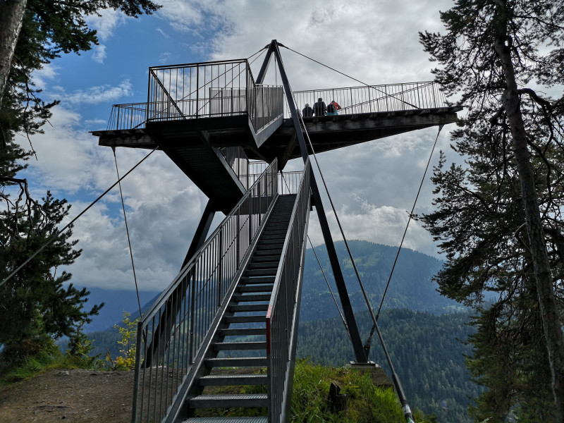 Aussichtsplattform „Il Spir“ in Conn