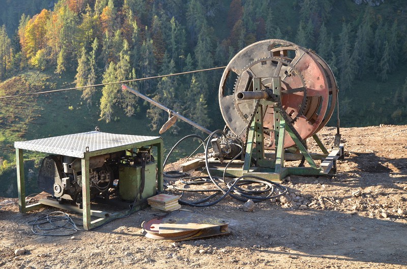 Trommel zum Abwickeln des Zugseils