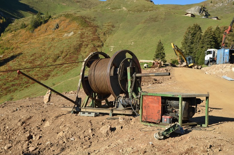 Trommel zum Abwickeln des Zugseils