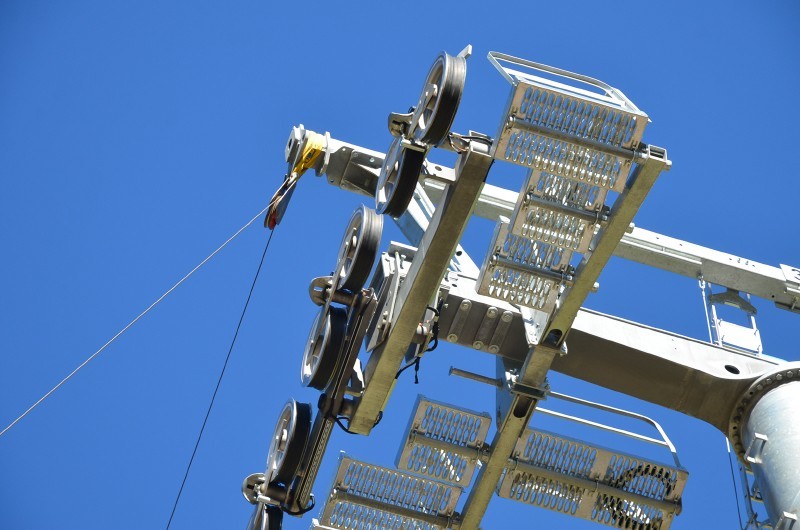 Umlenkung über Stütze 3