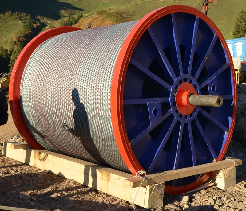 Seiltrommel Nahaufnahme