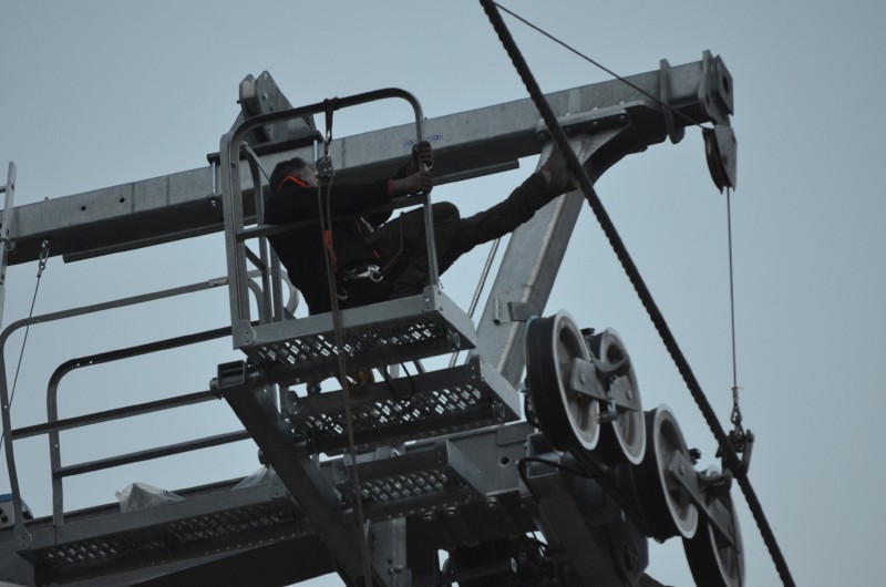 Seil in Position bringen