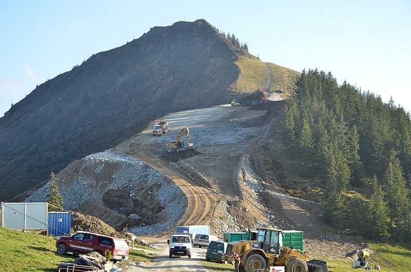 Modellierte Höhningerabfahrt