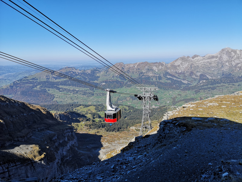 Seilbahn auf den Chäserrugg