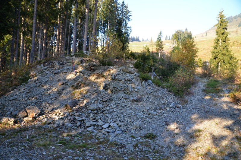 Gut versteckte Markierung der Stütze 3