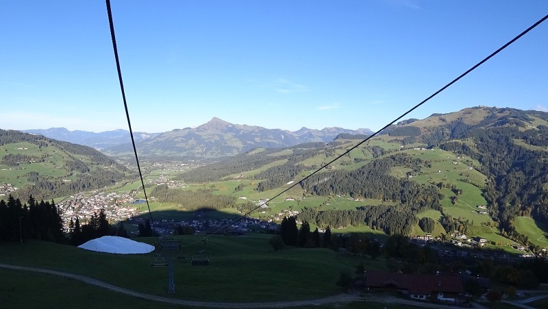 Gaisberg-Depot vom Sessellift