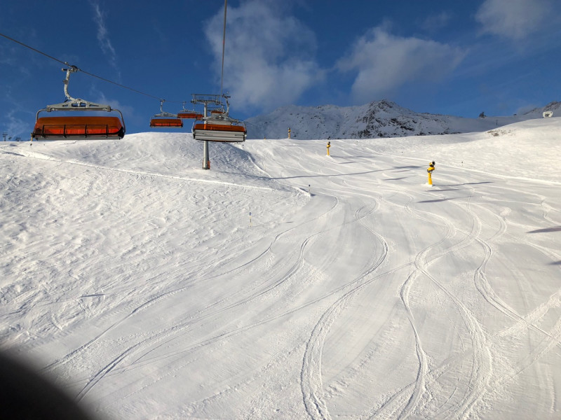 Giggijochpisten am Morgen