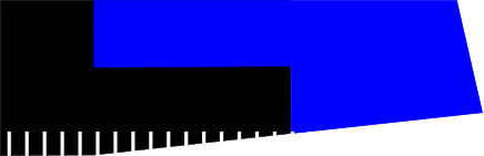 Bild 3: Struktur durch starkes Abhängen wegpoliert