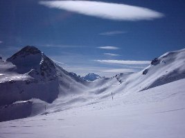 Schöner Blick auf den Mont Blanc