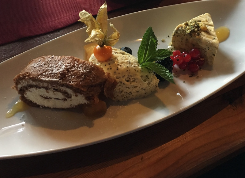 ...auch kulinarisch ein guter Start...Mittelstation