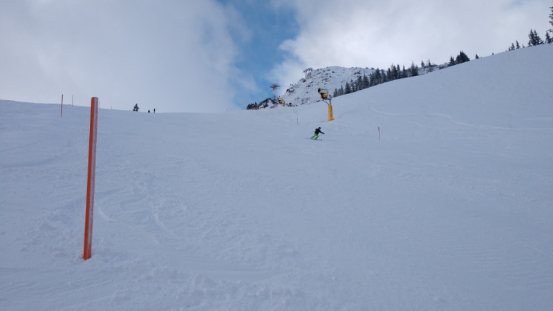 H4 mit dem neu verschobenen Hang, perfektes Gefälle