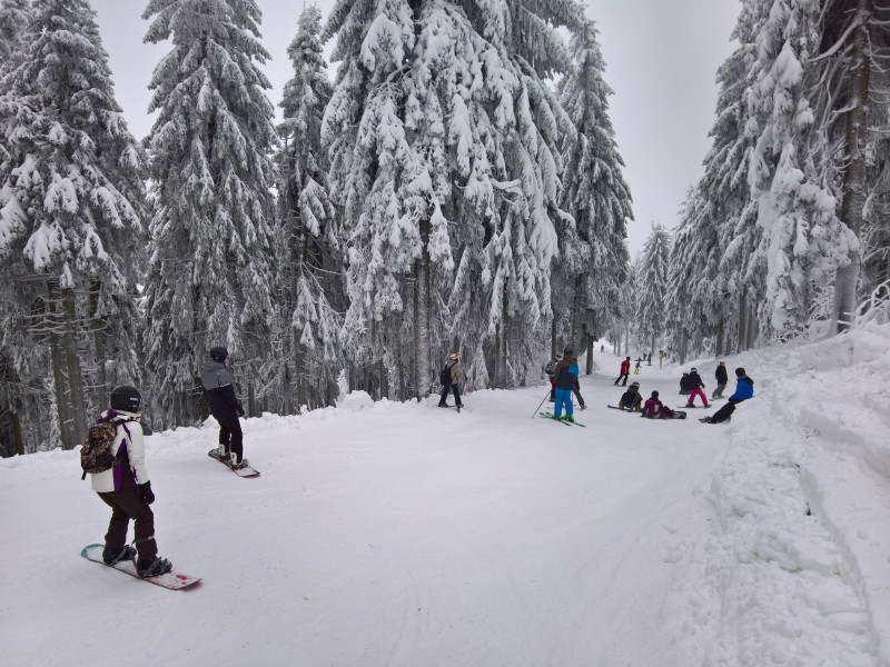 Gewusel auf dem Ziehweg, Nadelöhr wie eh und je