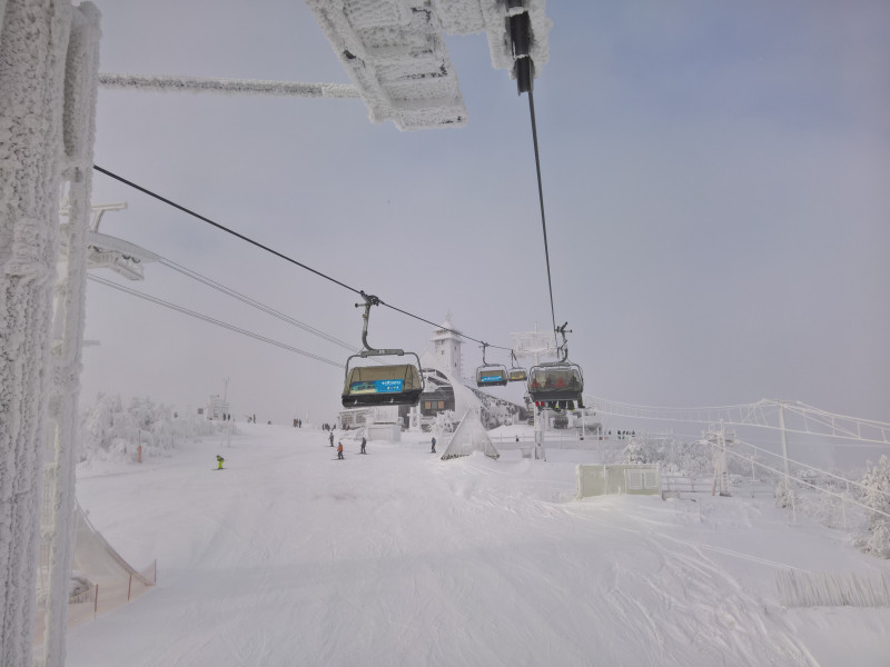 Himmel zog auf und zu, Bodensicht OK