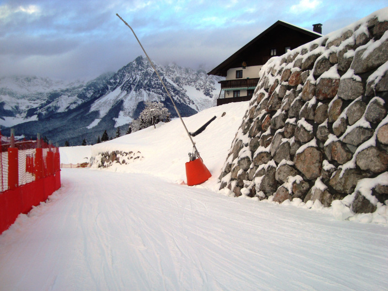 Skiweg unterhalb vom Treichlhof.