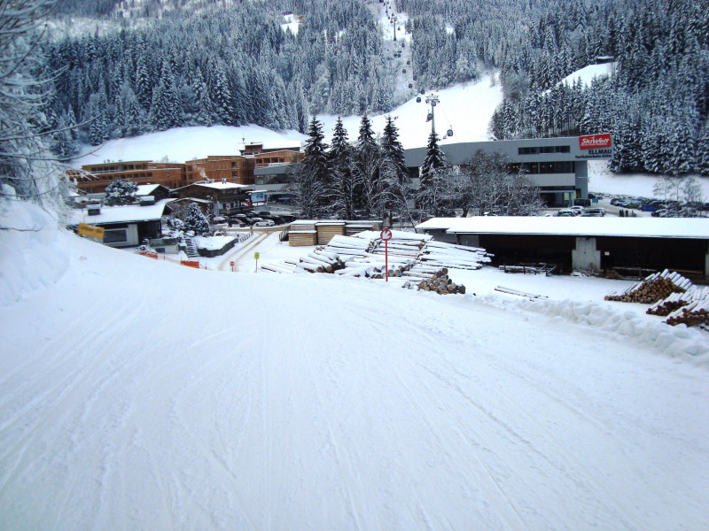 Auch unten bei der Zufahrt zum Sägewerk keine Verbesserungen.
