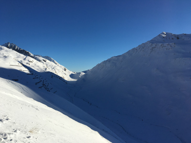 Blick Richtung Oberalppass.