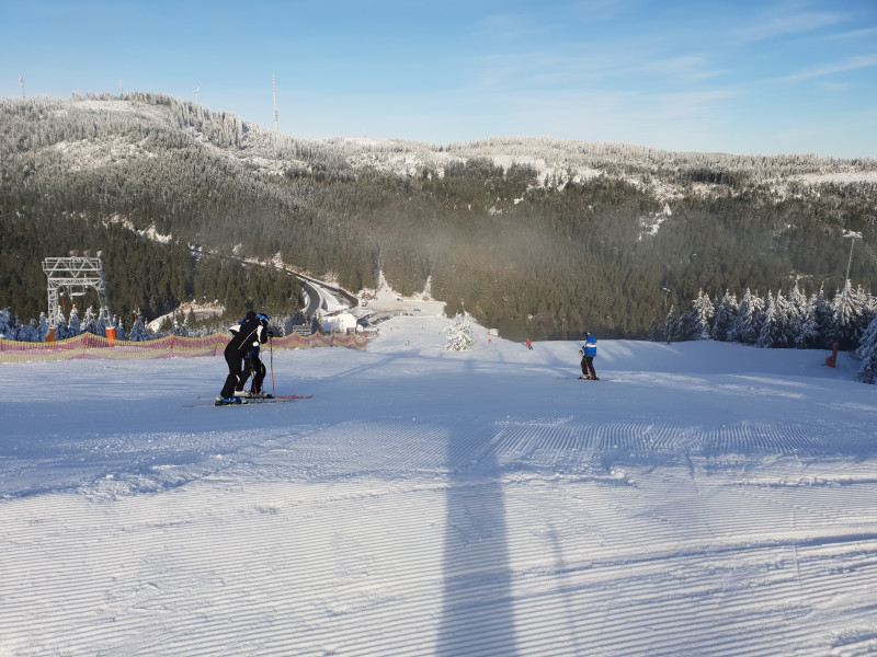 Der Hang von oben, lecker :)