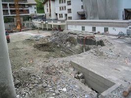 Baustelle Talstation Silvrettabahn