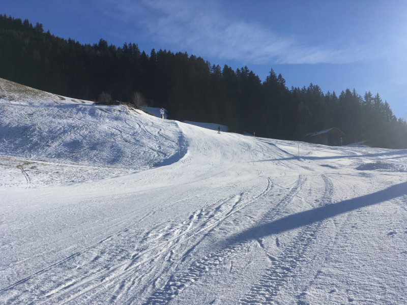 Auf der Talabfahrt runter nach Schruns Nix los...