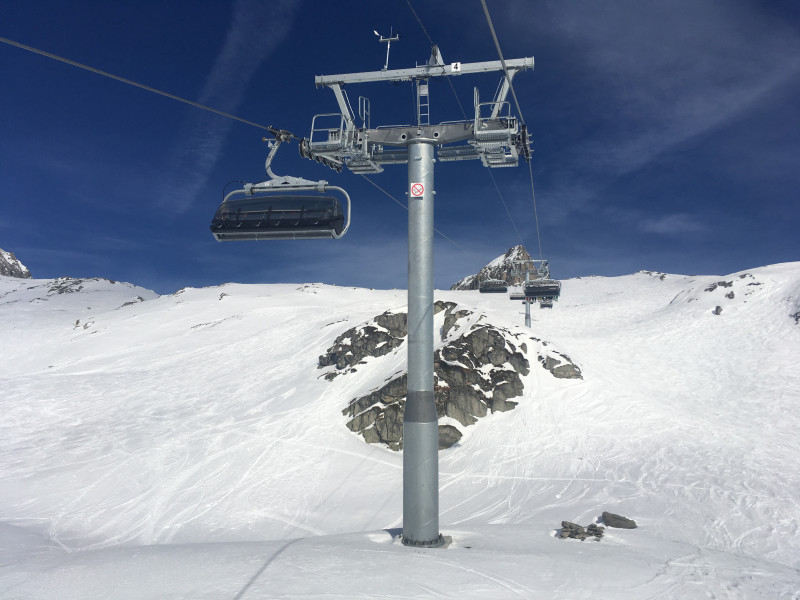 Bergfahrt mit dem Schneehühnerstock Flyer.