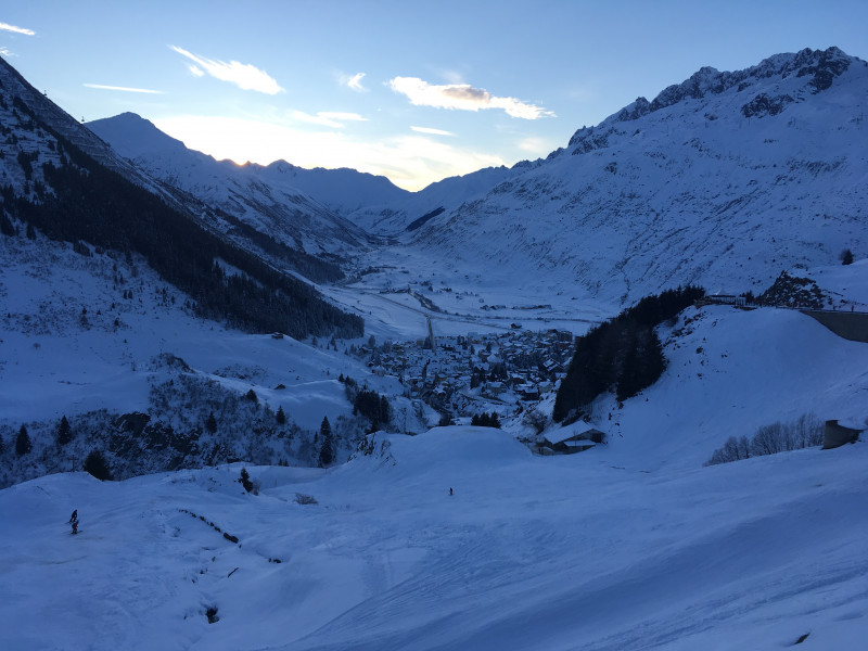 Blick auf Andermatt.