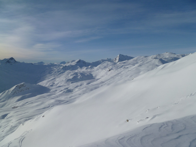 10:00 Uhr: Blick Richtung Piz Cartas, dort geht es nun hin.