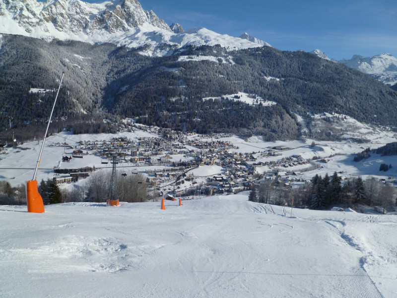11:36 Uhr: Nun aber auf der Talabfahrt. Vormittags ist die noch ziemlich angenehm zu fahren.