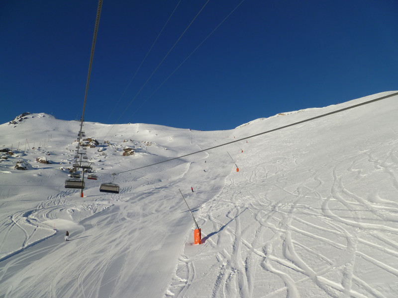 09:06 Uhr: Dieser Hang war ab Freitag auf der linken Seite noch ca. 3 Bullyspuren breiter.