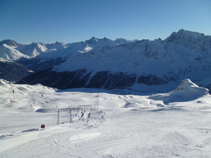 10:04 Uhr: Im oberen Bereich waren die Pisten einwandfrei.