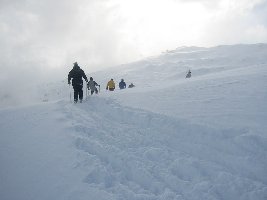 Piste von Scansinas nach Plaun