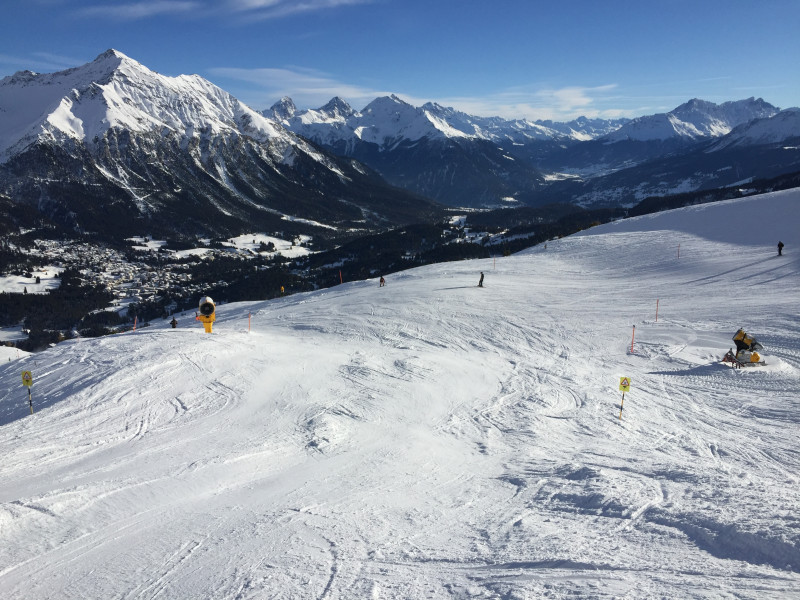 Vom Cumacheals Richtung Lavoz (Piste 66)