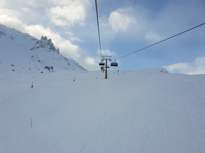 Die Pisten auf dem Corvatsch könnten im Allgemeinen doch noch breiter sein