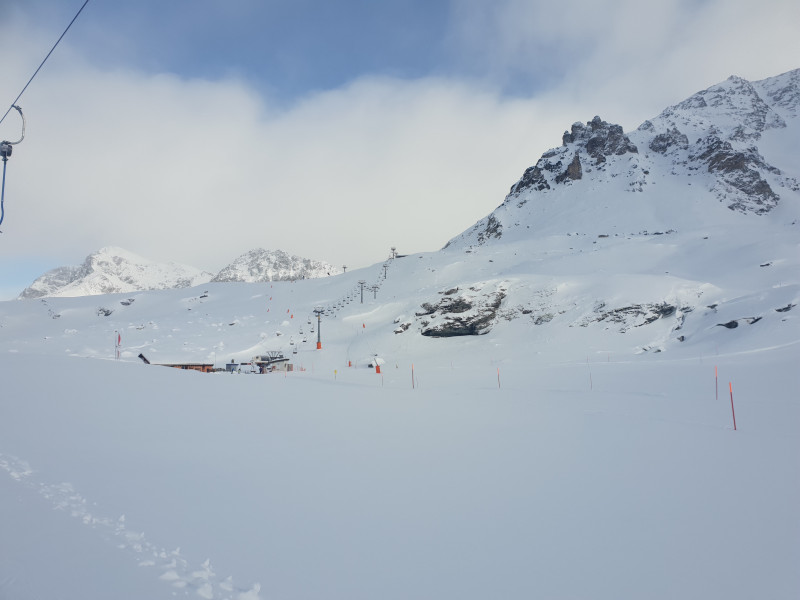 Fixgeklemmte haubenlose Sesselbahn Rabigiusa, hier hiess es aushalten, nicht erfieren