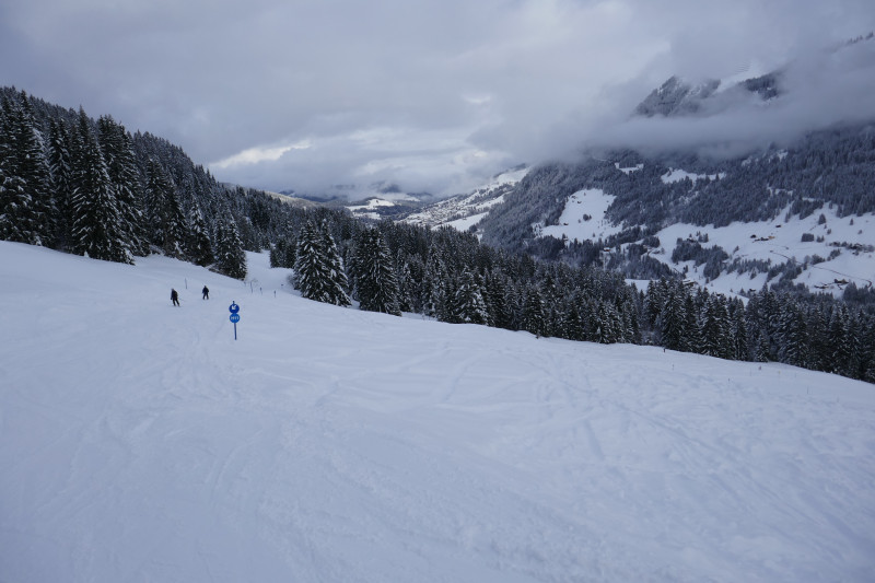 Auf dem Weg nach Riezlern bzw in die Heuberg Arena