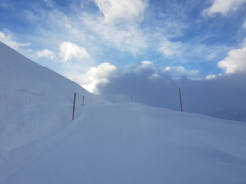 Der Wind war vor allem beim kurzen Ziehweg sehr stark