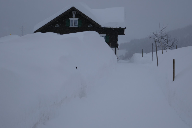 Rückweg zu Fuß nach Wildental/Höfle