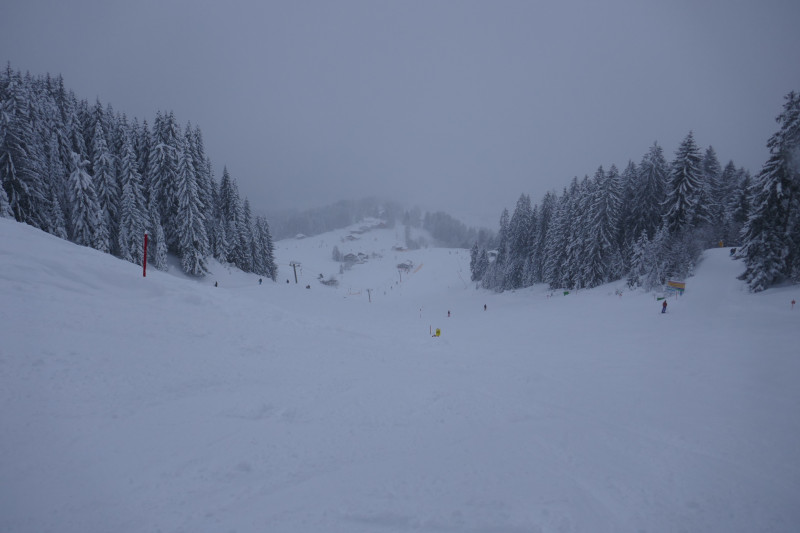 Oben am höchsten Punkt: Heubergmuldenlift