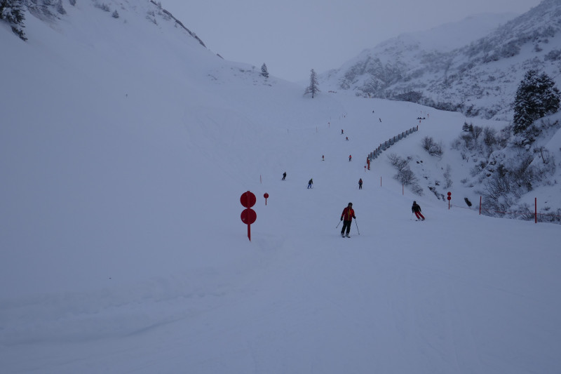 Talabfahrt Kanzelwandabfahrt