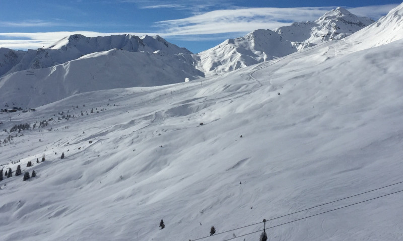 Blick Richtung Plansegg / Seablesabfahrt