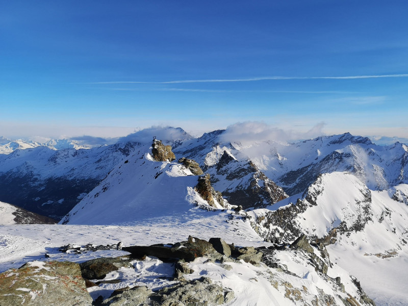 Blick vom Mittelallalin Richtung Nordosten